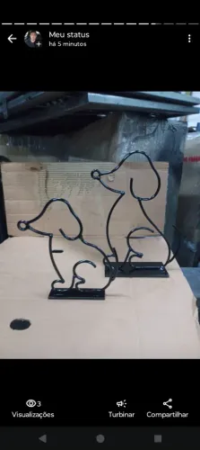 Cachorro para decoração