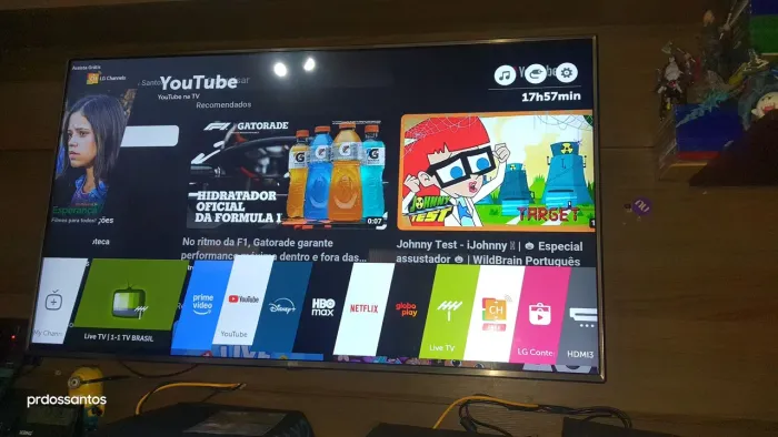 TV LG 4K 55 pol. Modelo: 55UJ6545