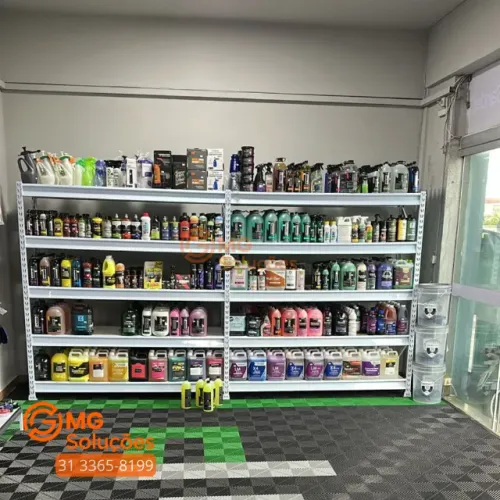 Estante de aço para produtos automotivos - mini porta pallet