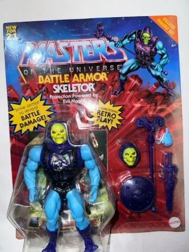 Boneco Skeletor Battle Armor - Masters of the Universe