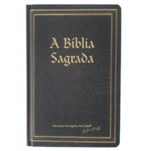 Bíblia Sagrada ACF Super Legível com Referência Vintage Preta