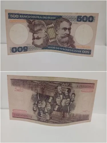 Moeda Antiga 500 Cruzeiros