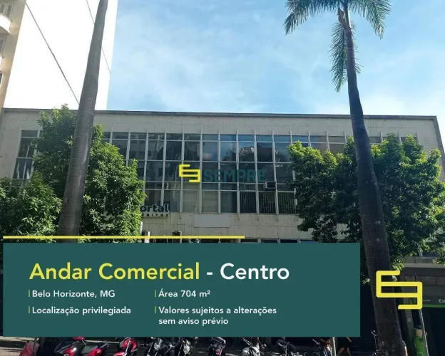 Andar comercial para alugar no Centro de BH