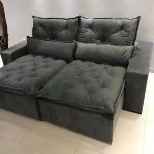 Sofá Retrátil e Reclinável Lavinia