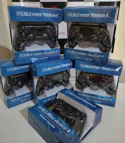 Controle ps4 sem fio funciona em pc e tv 