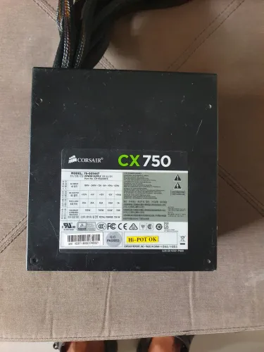 Fonte real corsair cx750. (Leia o anúncio).