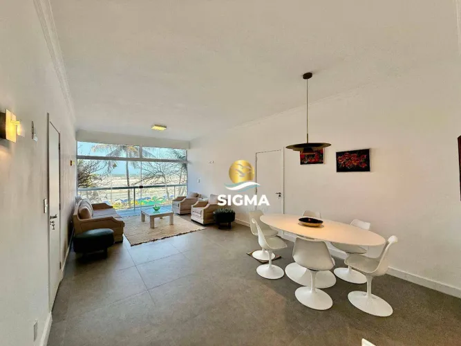 FRENTE MAR - Apartamento com 3 dormitórios à venda, 150 m² por R$ 920.000 - Pitangueiras -