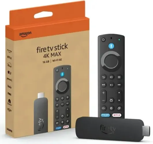 Amazon Fire Tv Stick 4k Max 2ª geração - 16gb de armazenamento - C/ Alexa - Wi-fi 6E