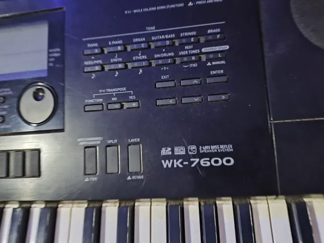 Teclado Casio WK-7600
