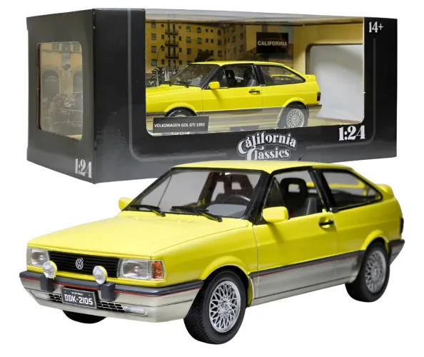 Miniatura Volkswagen Gol GTI Amarelo Sunny