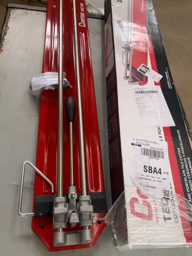 Cortadeira riscadeira(na caixa)  piso porcelanato azulejo tec-90 cm cortar