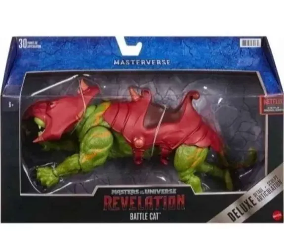 Action Gato Guerreiro He-Man Battle Cat Masters of the Universe Revelations