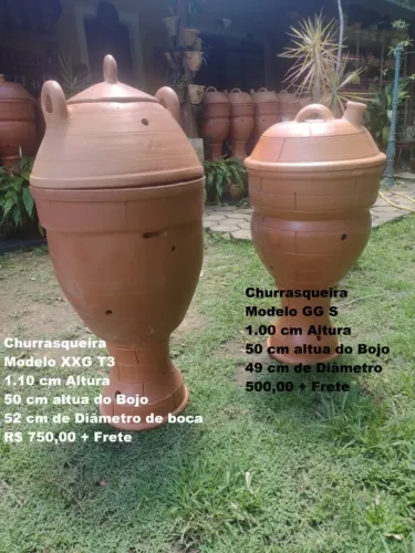 Churrasqueira de Barro, que é Forno, Bafeira e lareira