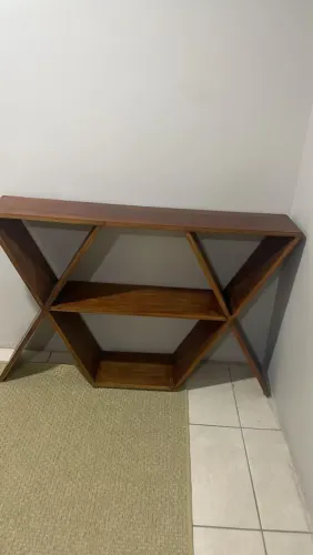 Rack adega de madeira