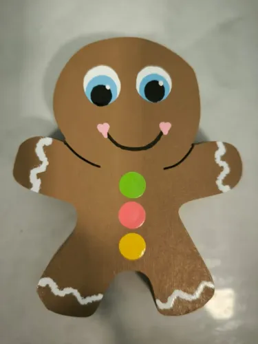 NOVO - Boneco decorativo em madeira