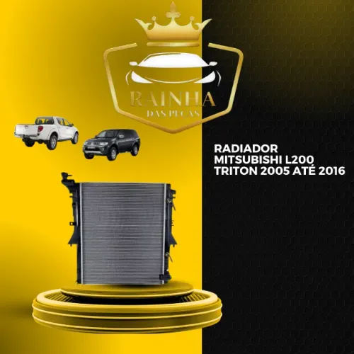 Radiador Mitsubishi L200 Triton 2005 até 2016 Automática - NOVA