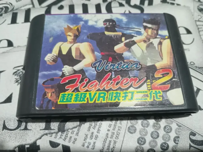 Cartucho Virtua Fighter 2 Mega Drive Funcionando com Frete grátis!