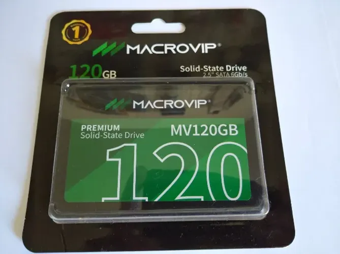 HD ssd Macrovip 120gb, Sata 3 540mb/s - novo