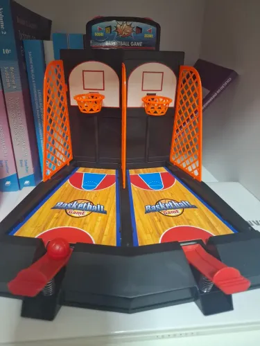 Jogo de Basquete de Mesa - Divertido e Ação Garantida!