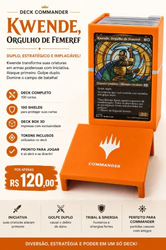 Deck Commander p/ Iniciantes Kwende | Magic The Gathering