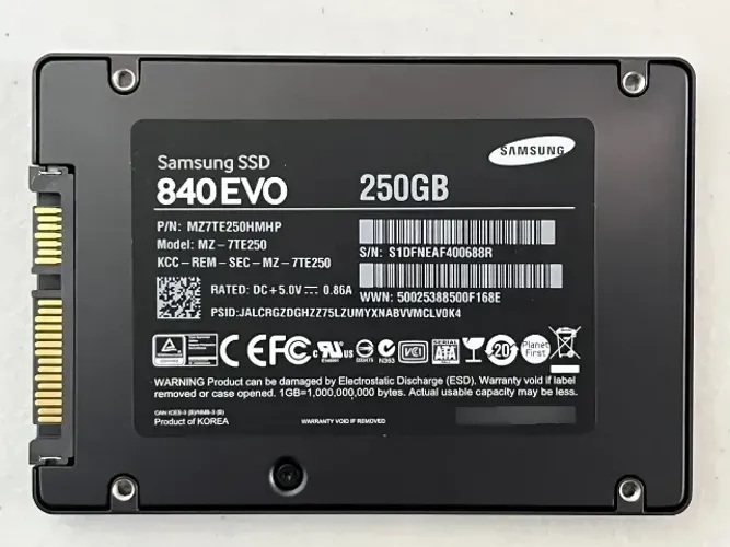 Samsung Ssd 840 Evo 250gb