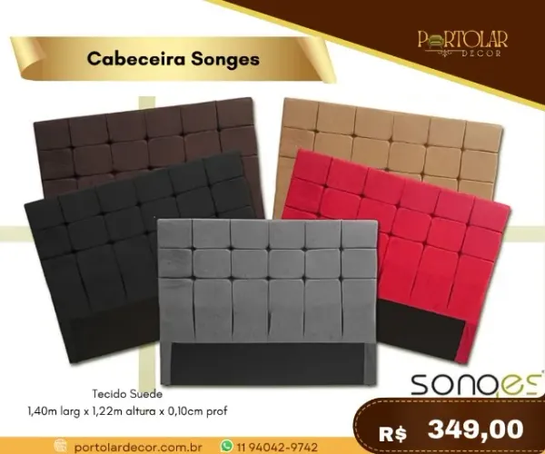 Cabeceira Songes, a pronta entrega