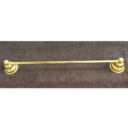 Toalheiro Deca Original. Modelo Belle Époque dourado. Formato em barra.