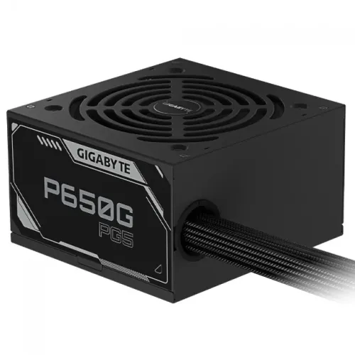 FONTE 650W GIGABYTE 80 PLUS GOLD GP-P650G PCIE 5.1 ATX 3.1 PFC ATIVO NOVA LACRADA!