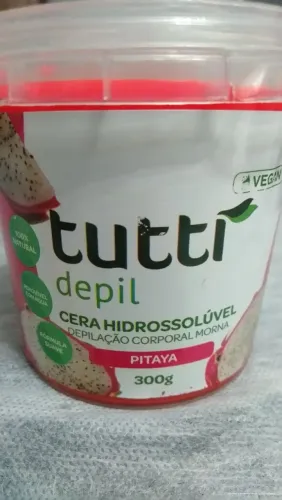 Cera depilatoria hidrossoluvel Pitaya 300g tutti depil 