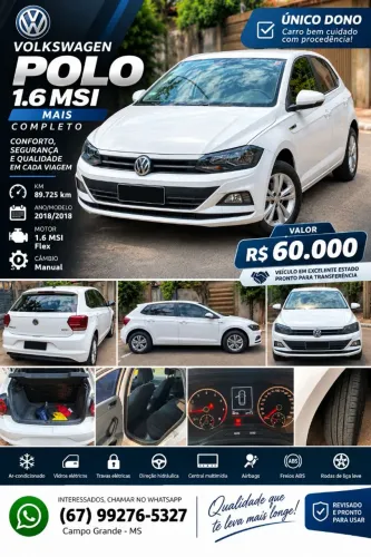 Volkswagen Polo 1.6 MSI Flex 16V 5P 2018