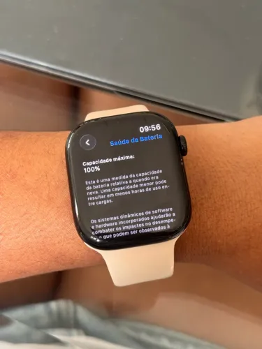 Apple Watch 11 preto 46mm usado