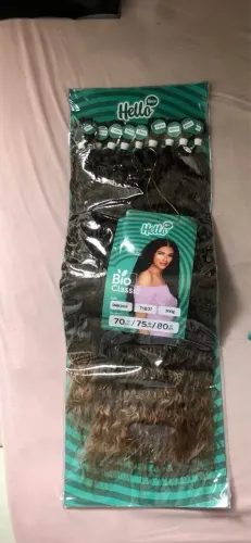 Fibra cabelo orgânico ondulado t1/27