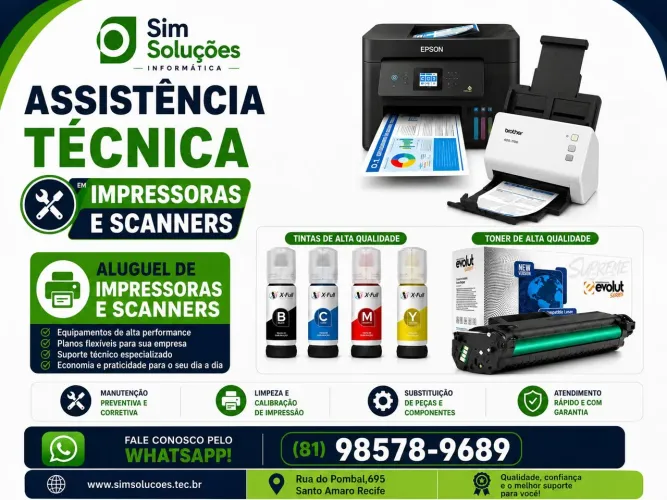 Assistência técnica em impressoras
