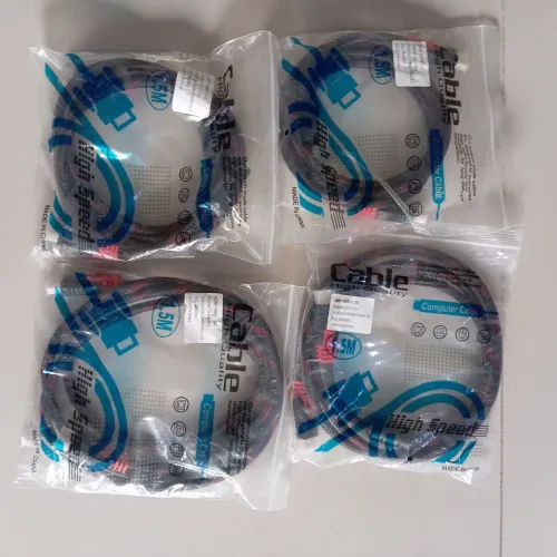 Kit com 4 Cabos HDMI High Speed 5 Metros