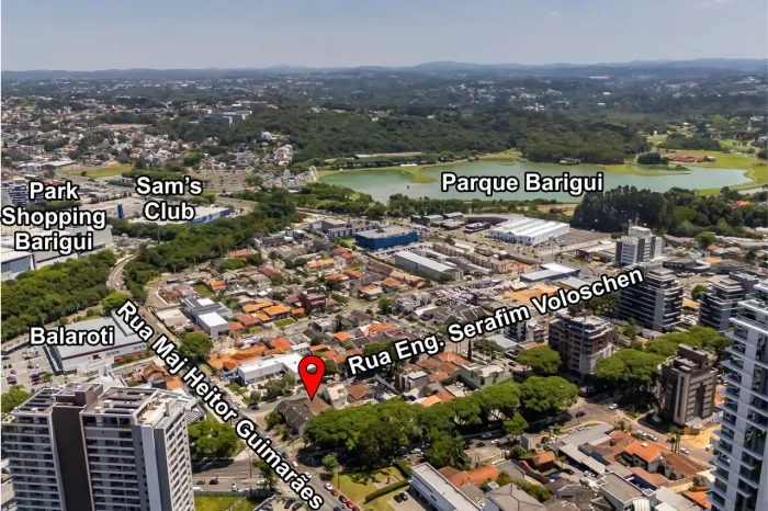 Terreno com 426,43 m² à venda no Bairro Campina do Siqueira Curitiba PR