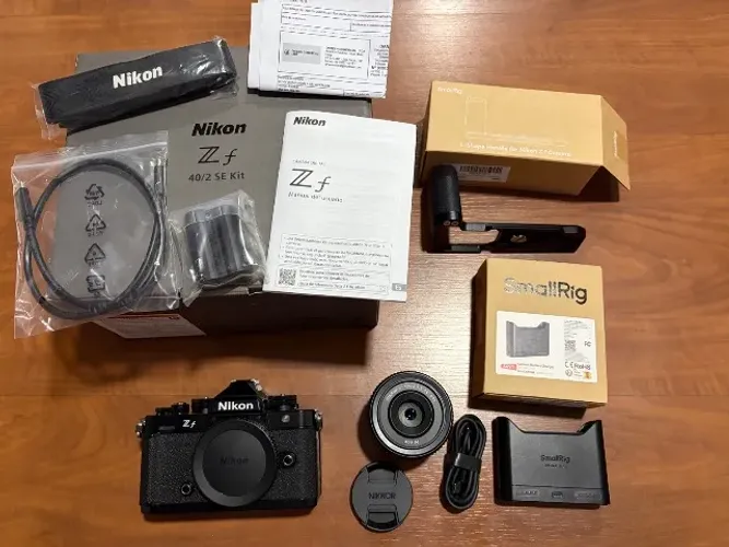 Kit Nikon ZF e Nikkor Z 40mm F/2 SE + Grip e Carregador Smallrig