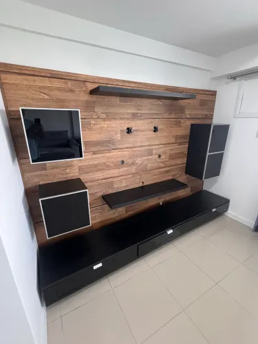 Painel com Rack para sala