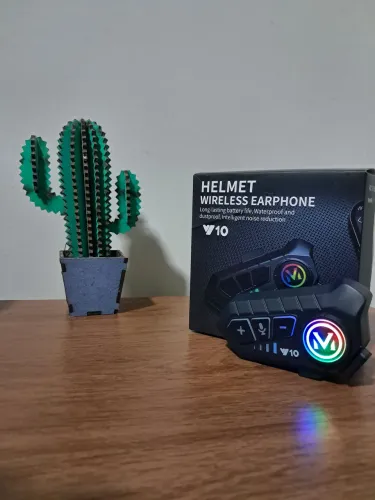 Intercomunicador Bluetooth para Capacete V10 | Atenda Chamadas e Ouça Música