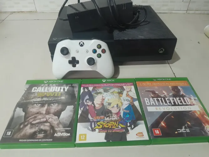 Xbox one completo +controle +jogos