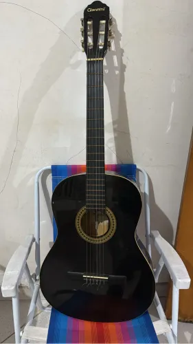 Violão giannini GCX-15BK semi novo