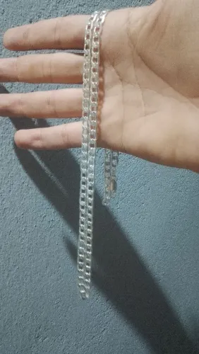 Corrente prata 6mm