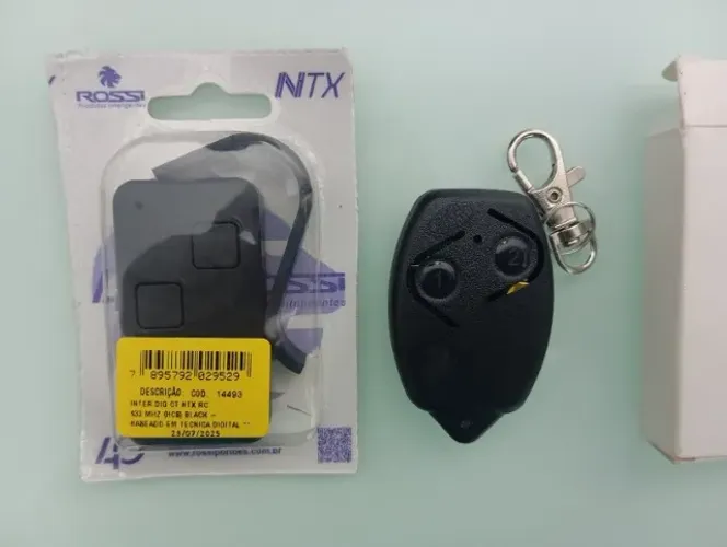 Controle remoto para portão Rossi, Intelbras, Garen, etc.