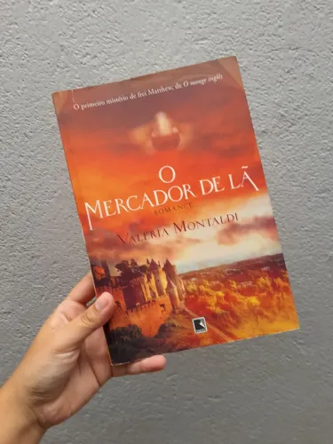 Livro "O Mercador de Lã", de Valeria Montaldi