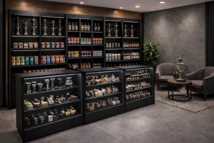 KIT TABACARIA - BALCÕES E ESTANTES - NOVO - ENTREGA RÁPIDA