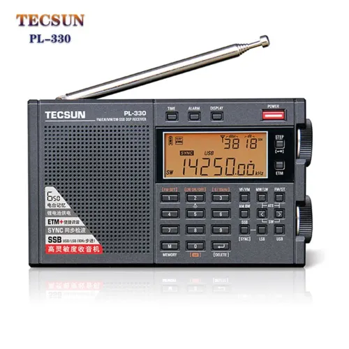 RÁDIO TECSUN PL-330 0KM NOVO NA CAIXA. (61) 9  *