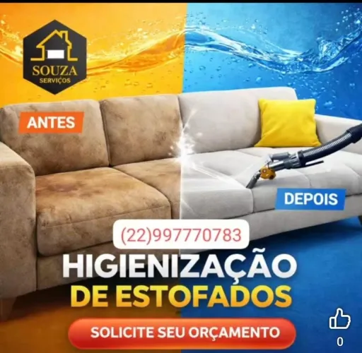Limpeza de colchão, poltronas e sofás ect,