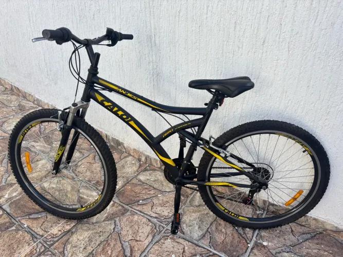 Bicicleta Adulto Caloi 18 Marchas Preta