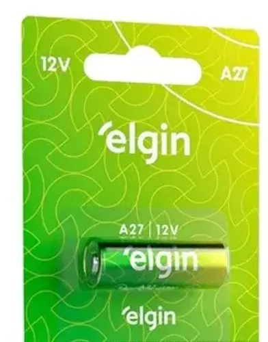 BATERIA ALCALINA PEQUENA A27 12V - ELGIN