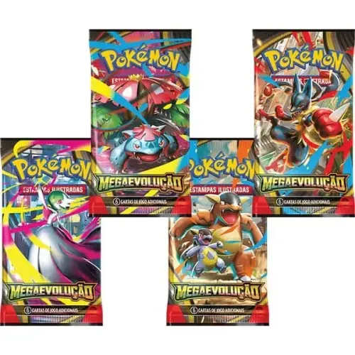 KIT ESPECIAL - 4 Boosters Mgeaevolução (24 CARTAS)