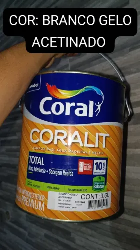 Tintas - cores na legenda